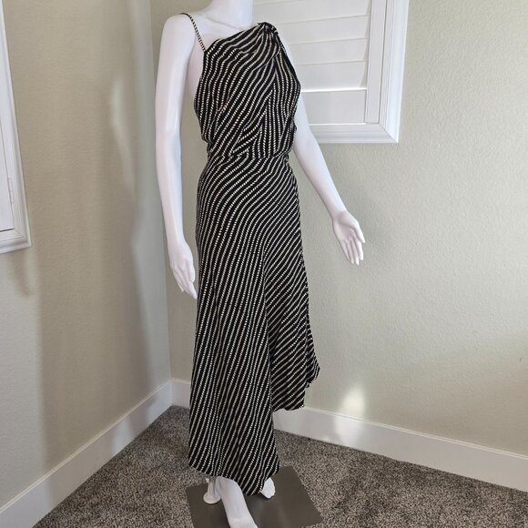 Reiss Della-Printed Strappy Midi Dress - Picture 4 of 6